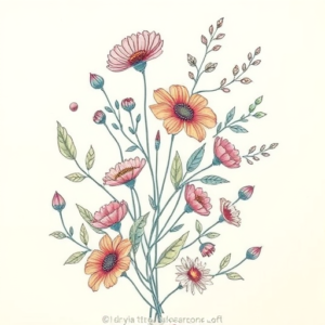 Floral Forest Tattoo