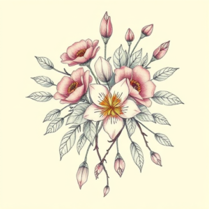 Floral Hecate Tattoo