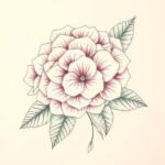 Floral Hydrangea Tattoo