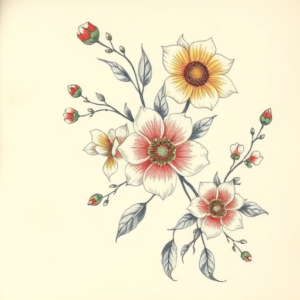 Floral Kintsugi Tattoo