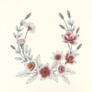 Floral Laurel Tattoo