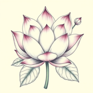 Floral Lotus Tattoo