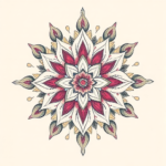 Floral Mandala Tattoo