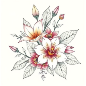 Floral Sampaguita Tattoo