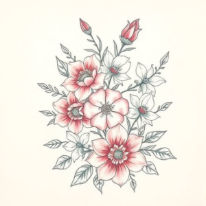 Floral Scale Tattoo