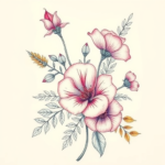 Floral Spartan Tattoo