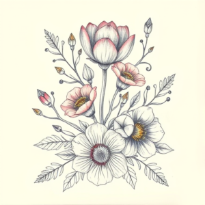 Floral Viking Tattoo