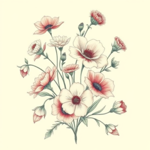 Floral Wildflower Tattoo