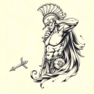 Full-View Achilles Tattoo