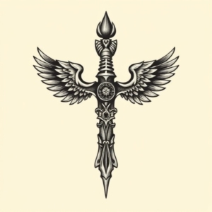 Full-View Ankh Tattoo