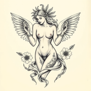 Full-View Aphrodite Tattoo