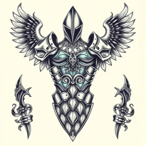 Full-View Armor Tattoo