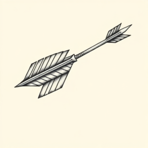 Full-View Arrow Tattoo
