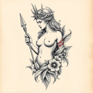 Full-View Artemis Tattoo