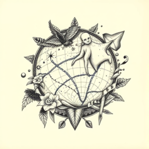 Full-View Atlas Tattoo