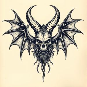 Full-View Baphomet Tattoo