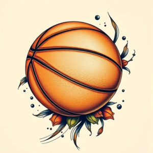 Full-View Basketball Tattoo