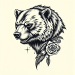 Full-View Bear Tattoo