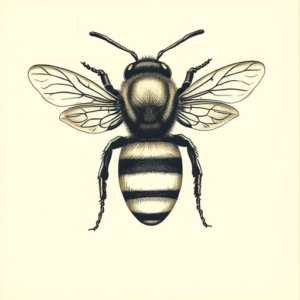 Full-View Bee Tattoo