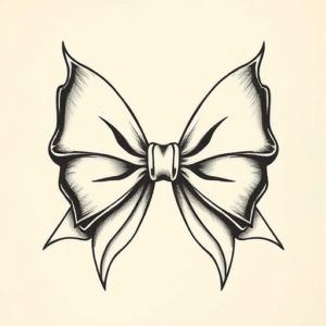 Full-View Bow Tattoo