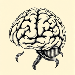 Full-View Brain Tattoo