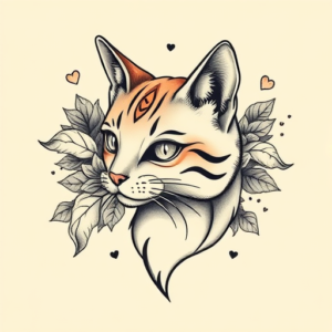 Full-View Cat Tattoo