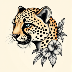 Full-View Cheetah Tattoo