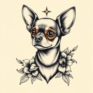 Full-View Chihuahua Tattoo