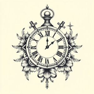 Full-View Clock Tattoo