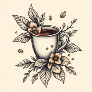 Full-View Coffee Tattoo