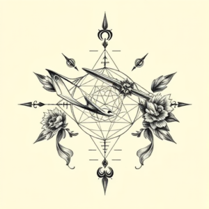 Full-View Coordinates Tattoo