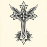 Full-View Cross Tattoo