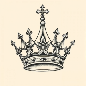 Full-View Crown Tattoo
