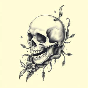 Full-View Death Tattoo