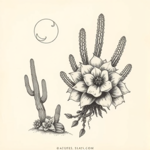 Full-View Desert Tattoo