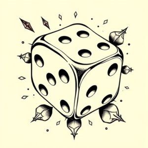 Full-View Dice Tattoo