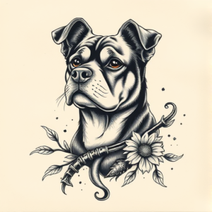 Full-View Dog Tattoo