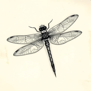Full-View Dragonfly Tattoo