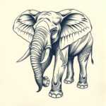 Full-View Elephant Tattoo