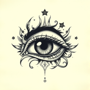 Full-View Eye Tattoo