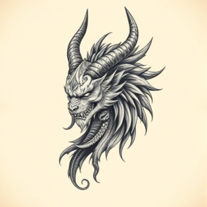 Full-View Fenrir Tattoo