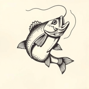 Full-View Fishing Tattoo