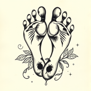 Full-View Footprint Tattoo