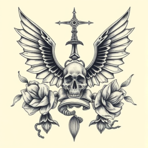 Full-View Hades Tattoo