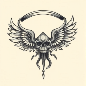 Full-View Halo Tattoo