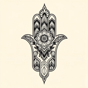 Full-View Hamsa Tattoo