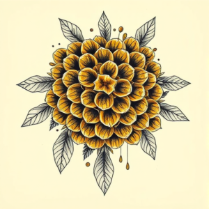 Full-View Honeycomb Tattoo