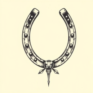 Full-View Horseshoe Tattoo