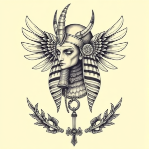 Full-View Horus Tattoo