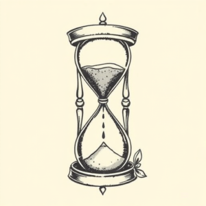 Full-View Hourglass Tattoo